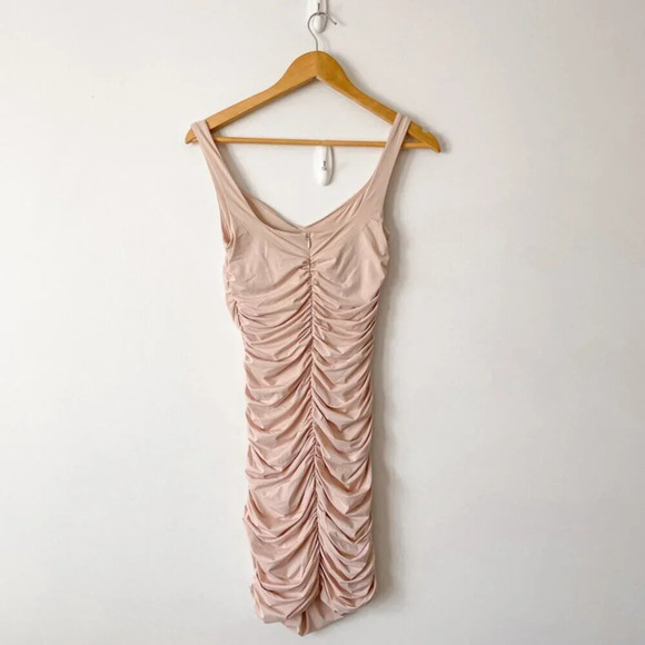 Aritzia TEN by Babaton Sparkle Dress in Pink Rose Quartz Size Small - Picture 6 of 10